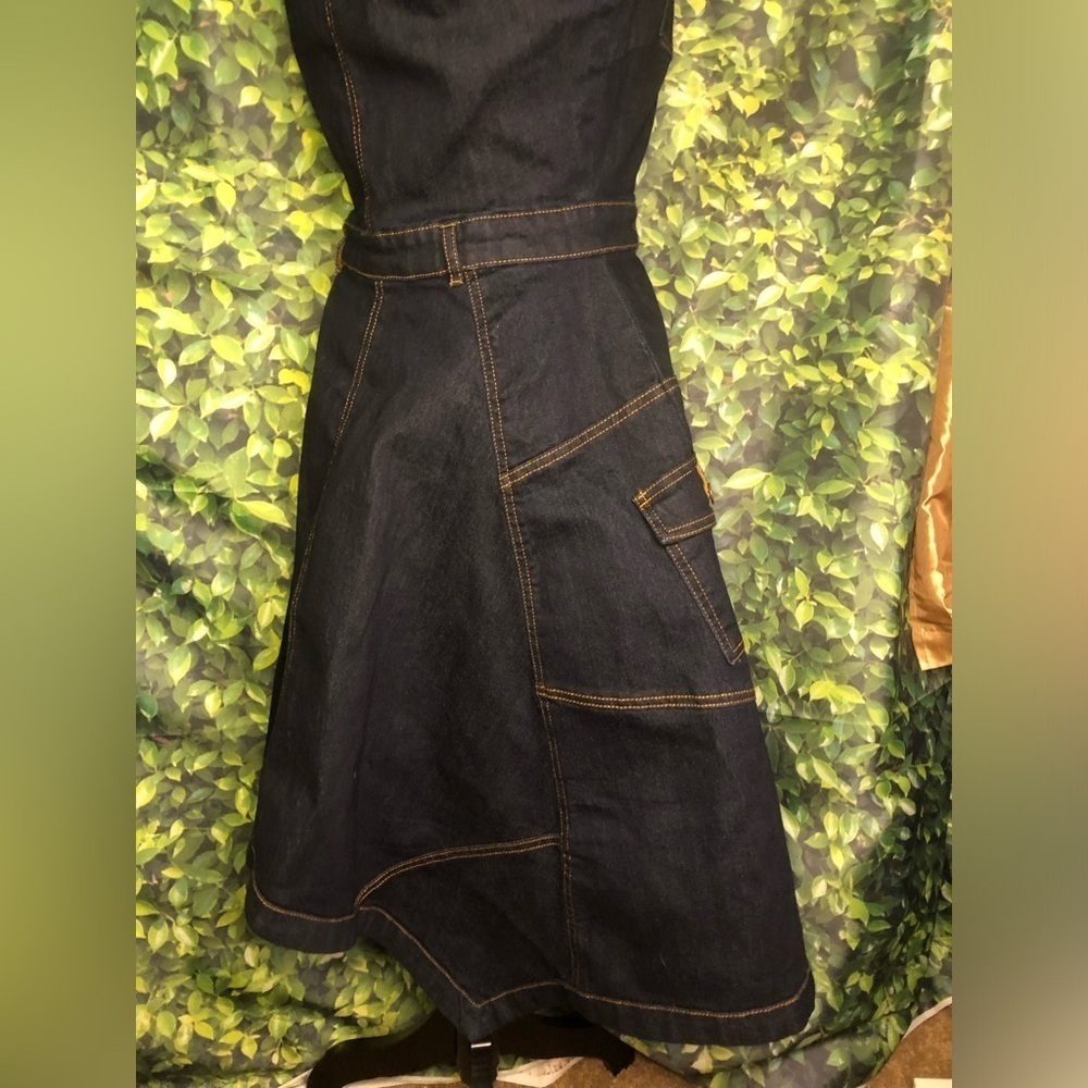 Denim Sleeveless Dress - Picture 11 of 16